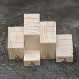 Wooden jewellery display set